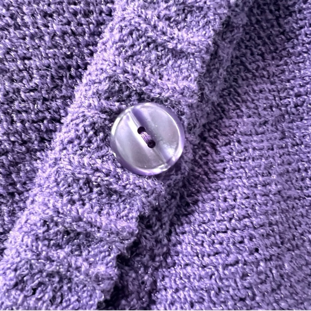 Vintage Handknitted Cardigan & Hat Set · Lilac Quiet Luxury Heirloom - Picture 8 of 16